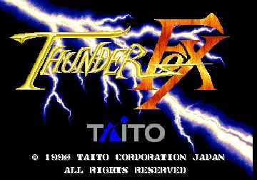 Thunder Fox (Japan) screen shot title